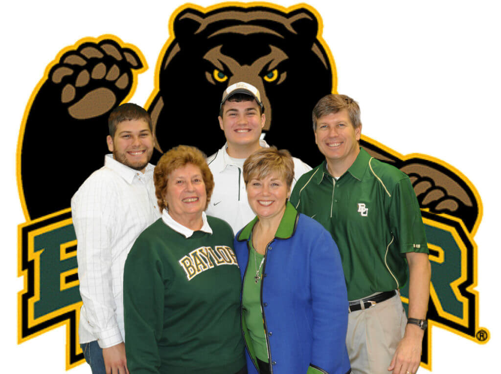 The Drango family (L-R) Spencer’s older brother, Bradley; his grandmother, Catherine; Spencer and his parents, Pamela and Gary. (Photo by Stacy Granger)