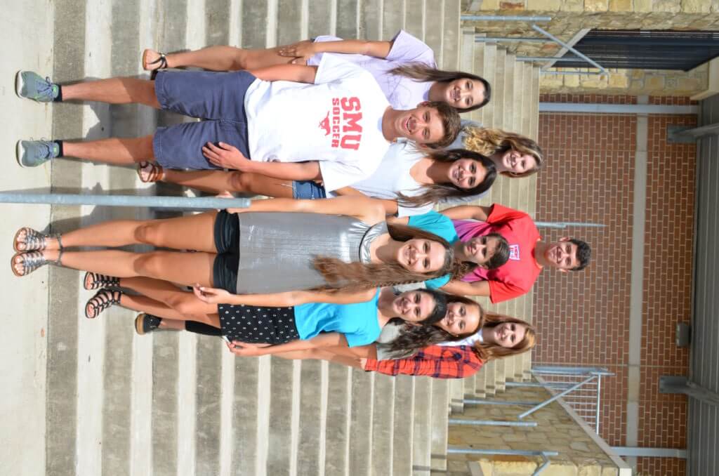 Vandegrift seniors who are part of the National Hispanic Recognition Program.