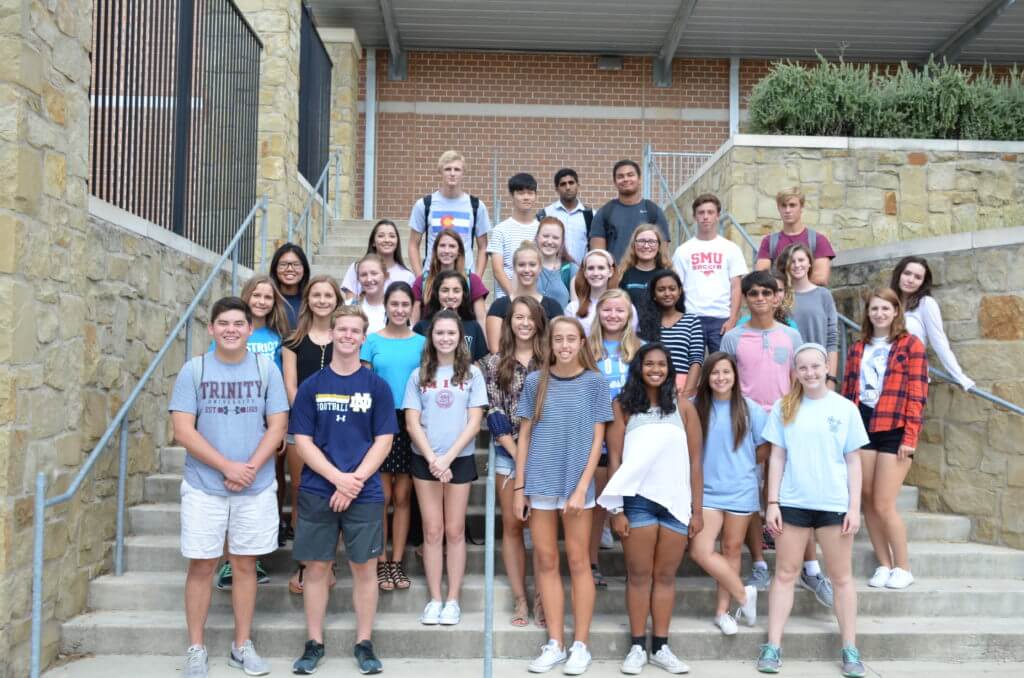 Vandegrift seniors who are National Merit Commended Students.