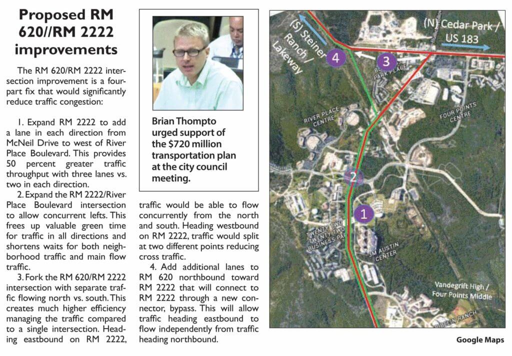 Proposed 2222 and 620 improvements