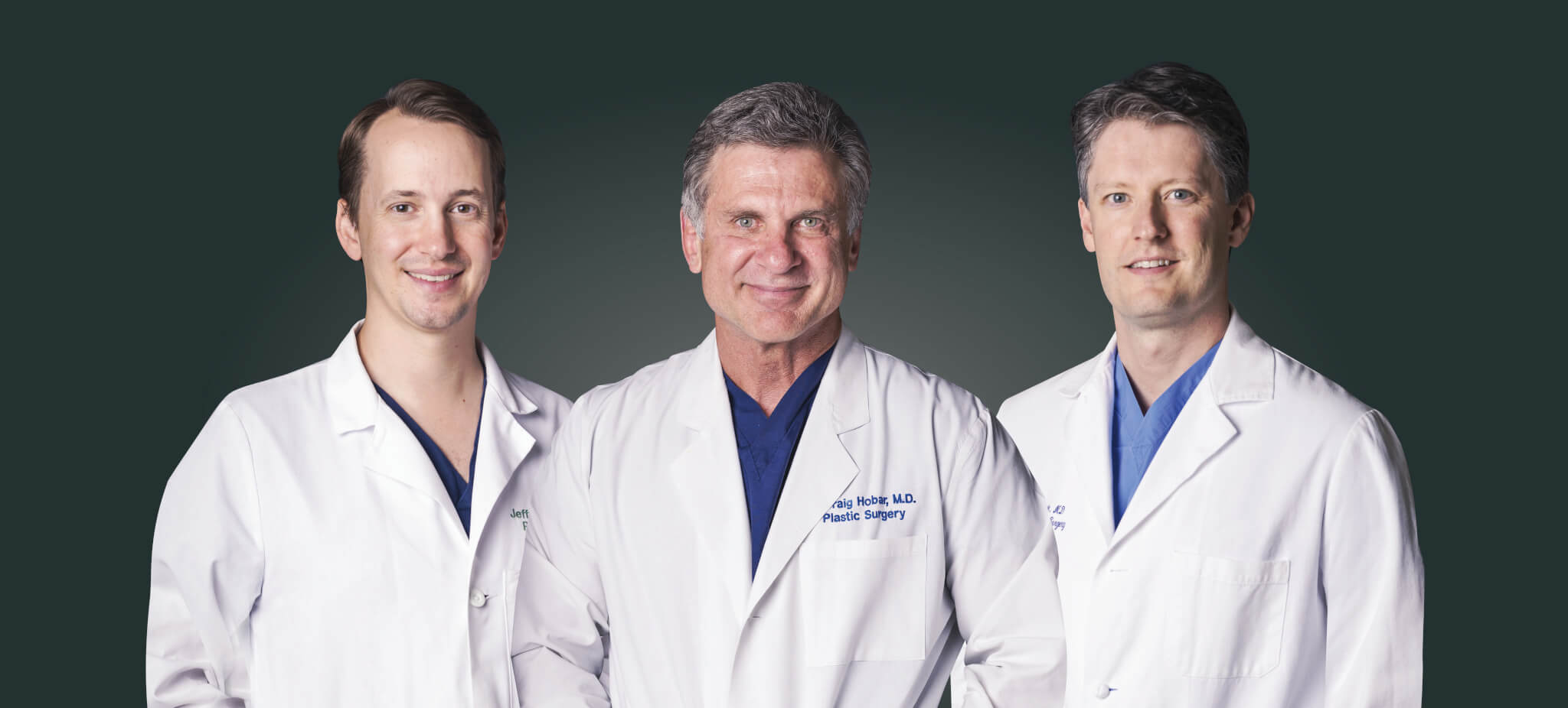 L-R Dr. Jeffrey Cone, Dr. Craig Hobar, and Dr. Claude-Jean Langevin opened Wellspring Aesthetics in River Place a few weeks ago.