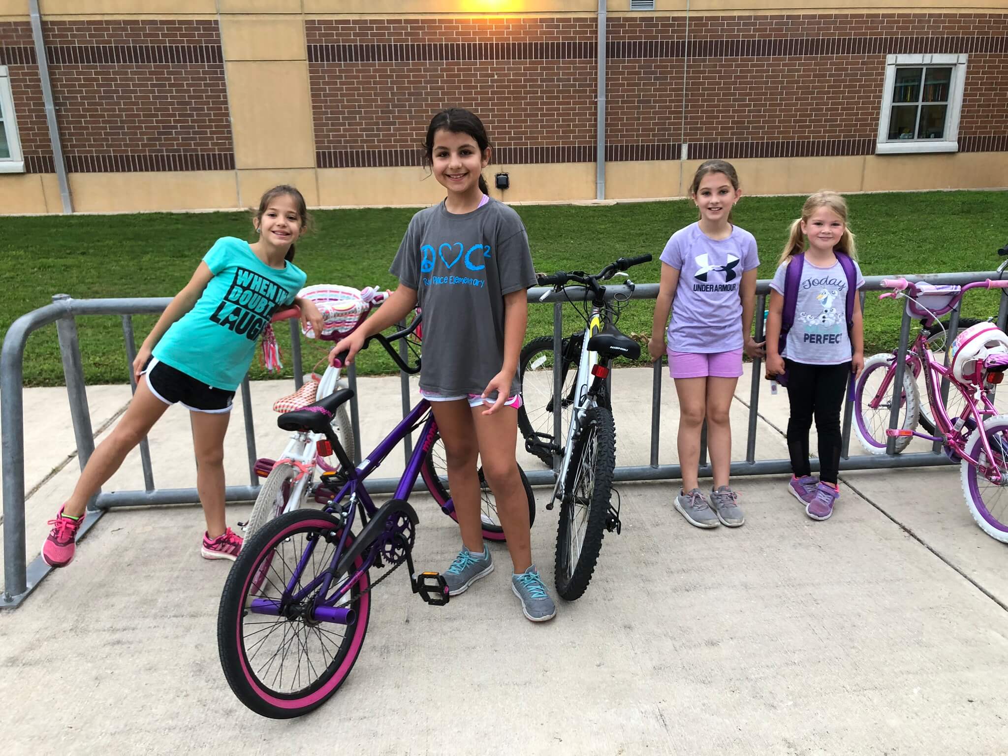 Biking to River Place Elementary enjoyed by kids Four Points News